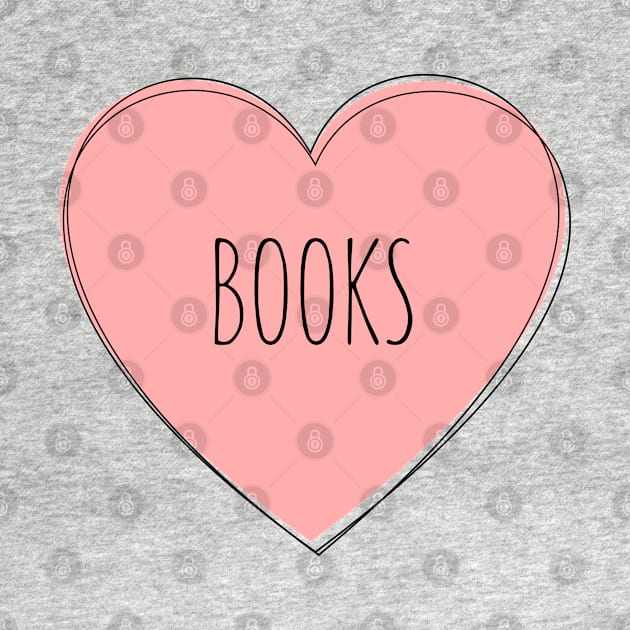 I Love Books by NewWaveShop